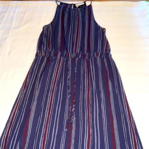 Universal Thread Wom Sz Med Striped Maxi Dress